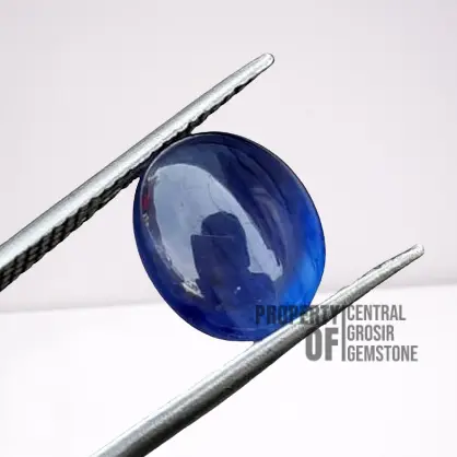 (Siap Kirim) Batu Permata Natural Blue Sapphire Corundum