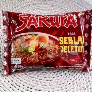 (per 5 PCS) MIE SAKURA SEBLAK/GORENG MIE JADUL INSTANT INDOFOOD 60GR