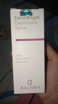 Product Review of NEW Baltikh Extra Bright - 1 Set Underarm Cream dan Deodorant Spray 100 ML With Bakuchiol Niacinamide Collagen - Pemutih Pencerah Ketiak dan Slengki Bau Hitam 30gr dan 6ml from A**🦋 0