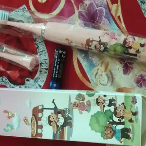 Sikat Gigi Elektrik Anak Electric Tooth Brush  Sikat Gigi Anak Karakter Lucu USB HV Sikat Gigi Anak Elektrik Anak Kids Electric Toothbrush Sikat Gigi Electric Tooth Brush Waterproof Otomatis