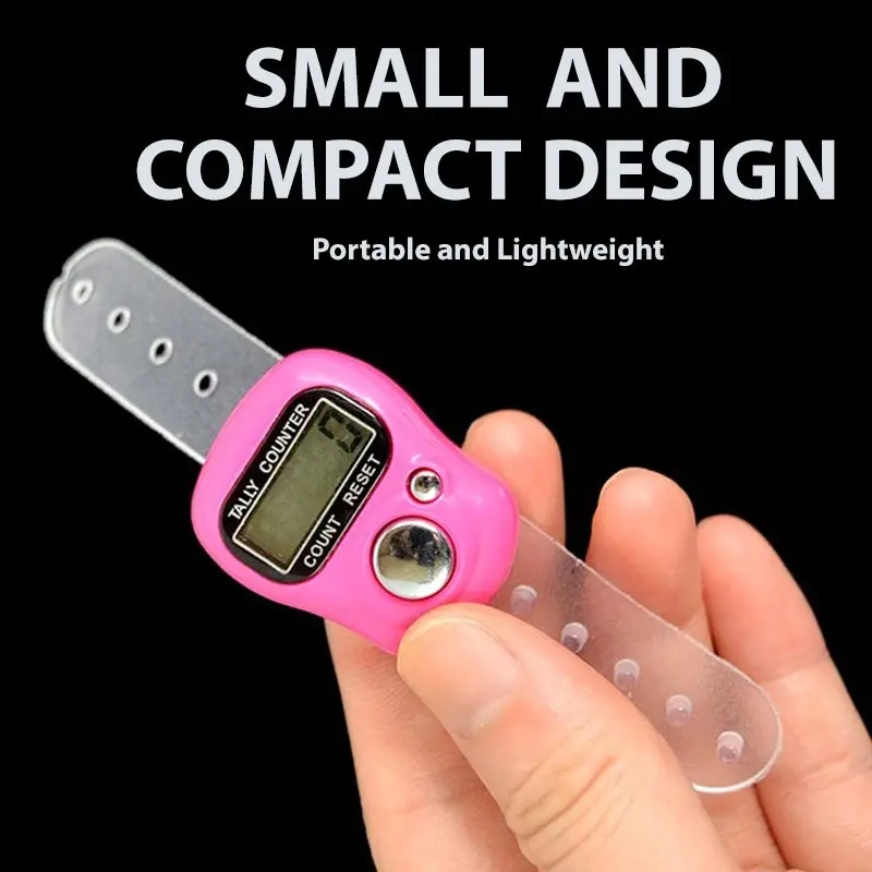 Tasbih Digital Counter Finger with Good Cover Praise Ring