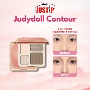 【ready stock】 Judydoll Full Face Palette - Full Face Palette, multifungsi, contour powder, blush on, highlighter, eyeshadow Sentuhan ringan CQOJH