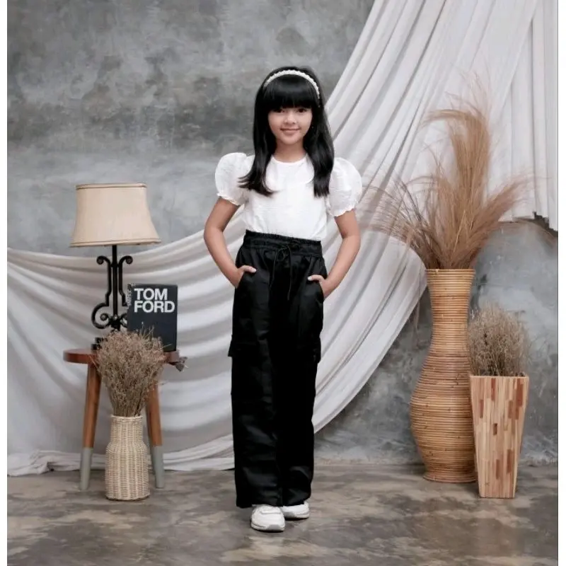 Celana Cargo Anak Perempuan  / Kulot Cargo Anak 3