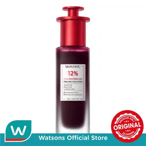 Skintific 12% AHA BHA PHA LHA Peel Solution 30ml