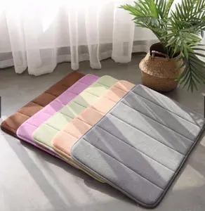 Radeva Gallery - Keset Polos Keset kaki Anti Slip Bahan Memory Foam Menyerap (40×60cm) Spons