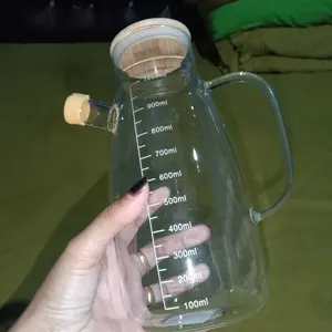 Goto [COD] Oliq Oil Pot Tempat Wadah Botol Minyak Goreng Aesthetic 1 Liter