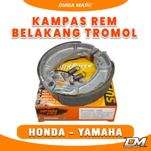 Kampas Rem Belakang Tromol Daytona Beat, Scoopy, Vario 125/150, PCX 150 (CBU), Karisma, Supra X 125, Blade FI, Revo FI, Mio, Soul GT, X-Ride, Fazzio, Fino, Gear, Xeon, Aerox, Vixion ’07–11, FreeGo, Jupiter, Vega RR 115 Original | Dunia Matic
