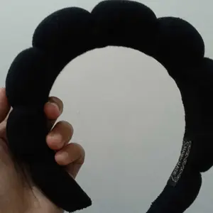 AB195  Bando Awan Shell Busa Tebal Jumbo Fluffy Empuk Polos Bendo Anak Perempuan Wanita Bando Busa Tebal Aksesoris Rambut Bandana Cloud Fluffy Bando Lucu