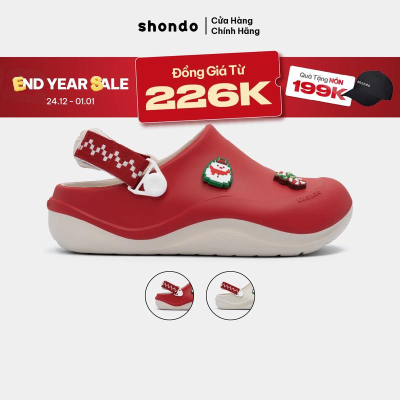 Giày Clog SUKE Limax Phiên Bản "Christmas" Unisex Shondo Nhiều Màu