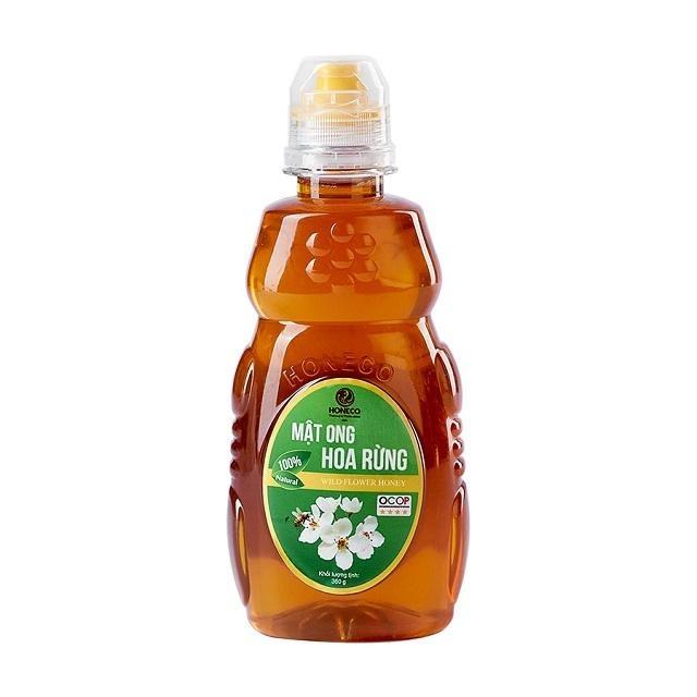 Mật ong hoa rừng chai 360g - Sản phẩm OCOP 4 sao