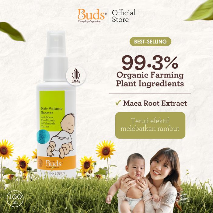 Gambar Buds Organics Hair Volume Booster - Penumbuh & Penebal Rambut Bayi dari Buds Organics Indonesia Kota Administrasi Jakarta Utara Tokopedia