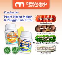 Gambar Dewarangga Magic White Herbs & Super Booster Paket Nafsu Makan & Penggemuk Kitten untuk Kucing Dewasa & Kitten Meningkatkan Nafsu Makan & Penyerapan Nutrisi - 20M+20SB dari Dewarangga Cattery Kab. Bogor 3 Tokopedia