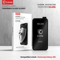 Gambar COPPER Tempered Glass Full Glue Glossy - kompatibel untuk Samsung A16 dari Copper Samarinda Official Kota Samarinda 1 Tokopedia