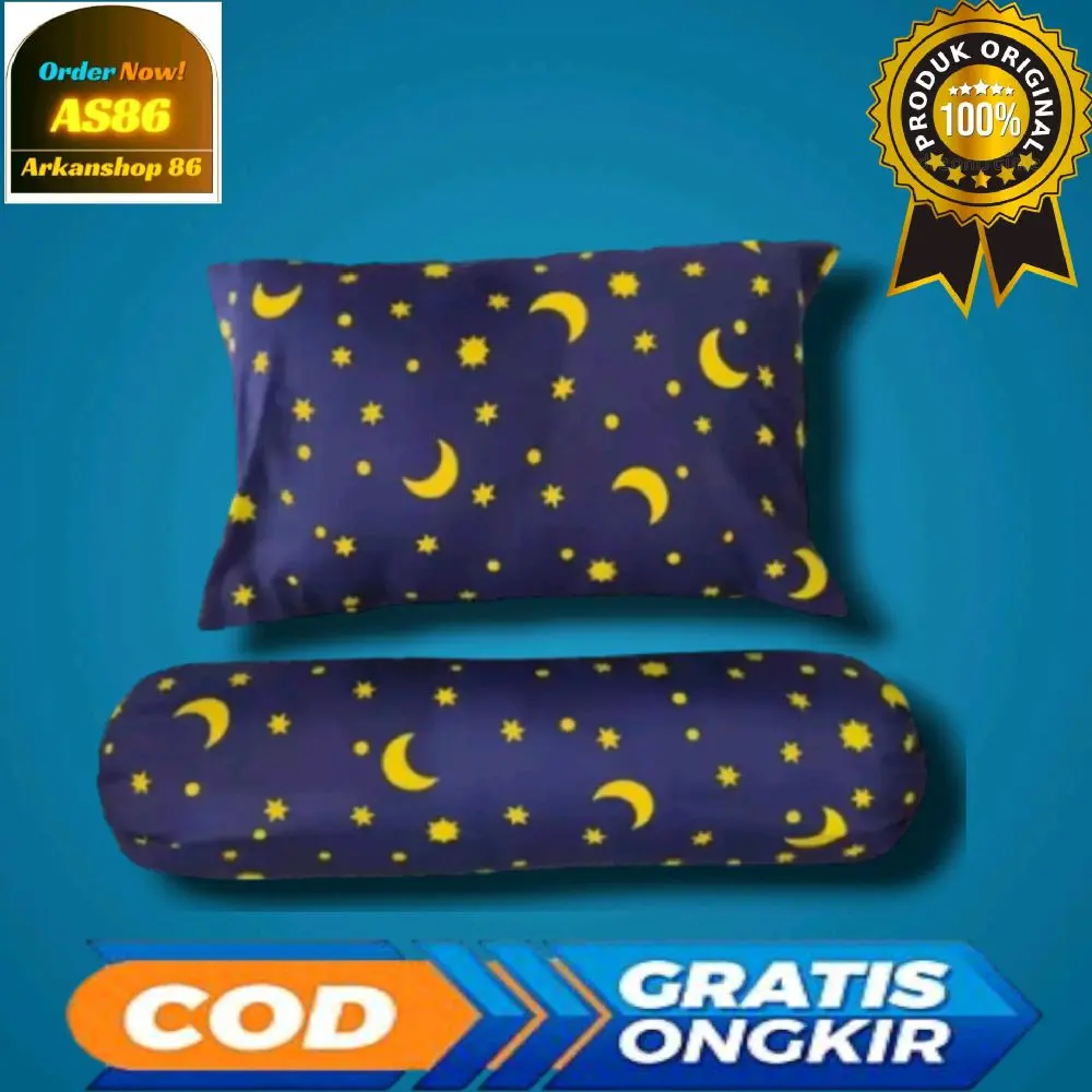 Bantal Guling Tidur Motif Karakter Kekinian