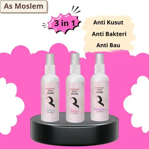 Hijab Spray Daily Anti Kusut anti bau Parfum Pewangi Jilbab Kerudung Anti Lepek