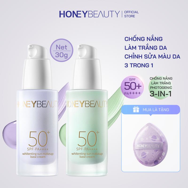 Kem Lót Da Làm Đẹp Bằng Lụa Trong Suốt, HONEY BEAUTY, Kem Che Khuyết Điểm, Lâu Trôi, Độ Che Phủ Cao, Kiểm Soát Dầu, Sản Phẩm Trực Tiếp