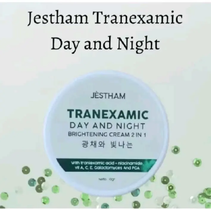 JESTHAM CREAM PENGHILANGAN JERAWAT PERMANEN || CALICYLOYL ACNE CREAM + TRANEXAMIC DAY AND NIGHT CREAM Perawatan Wajah Berjerawat Hitam Gatal Pria Mencerahkan Mengencangkan Komedo Bekasnya 7