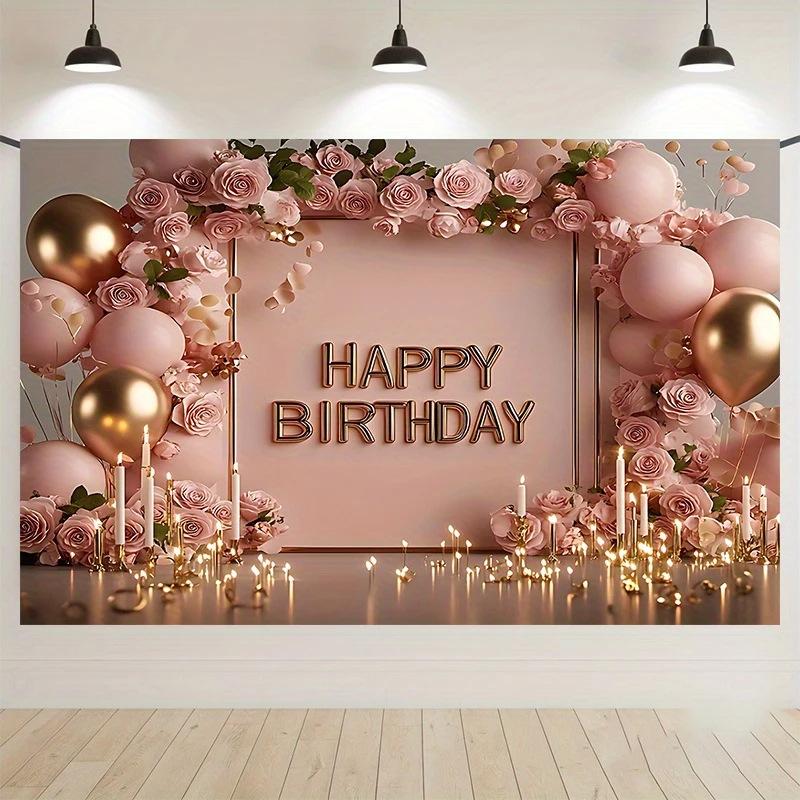 Dekorasi Latar Belakang Gantung untuk Pesta Ulang Tahun Mewah 2026, Suasana Interior