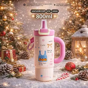 [EXCLUSIVE  FenihomePO80] Tumbler 800ml Tahan Panas & Dingin - Material Stainless Steel 316, BPA Free, Tahan Lama botol minum olahraga tumblr untuk traveling
