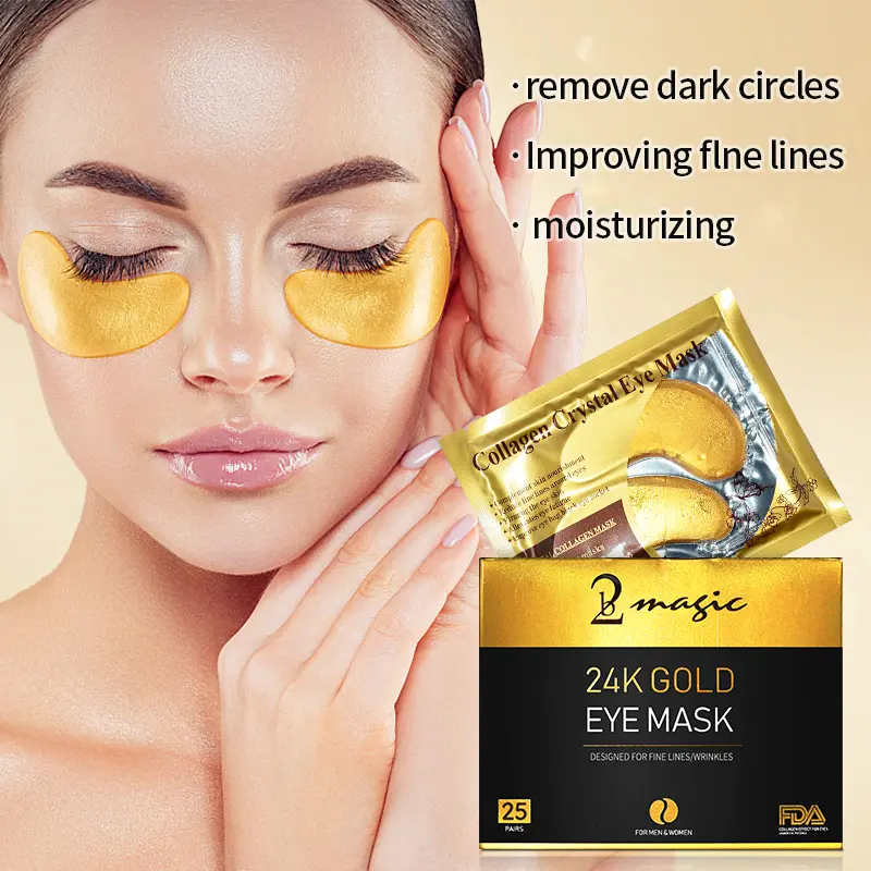 24k Gold Gel Facial Mask SkinCare Facial Patch Collagen Face Mask for Moisturizing for Radiant Lips-7 Pcs,Comfortable Skincare Skin Repair keep moist face mask