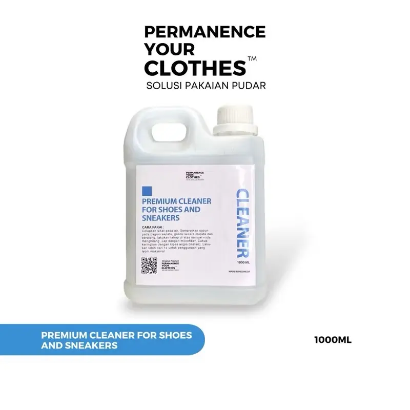Permanence Your Clothes - Sabun Cuci Sepatu 1 Liter Shoes Cleaner 1000 ml