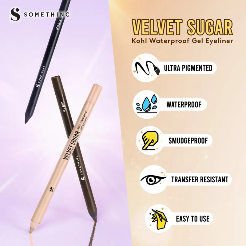 SOMETHINC Velvet Sugar Kohl Waterproof Gel Eyeliner - Eyeliner Pencil 1