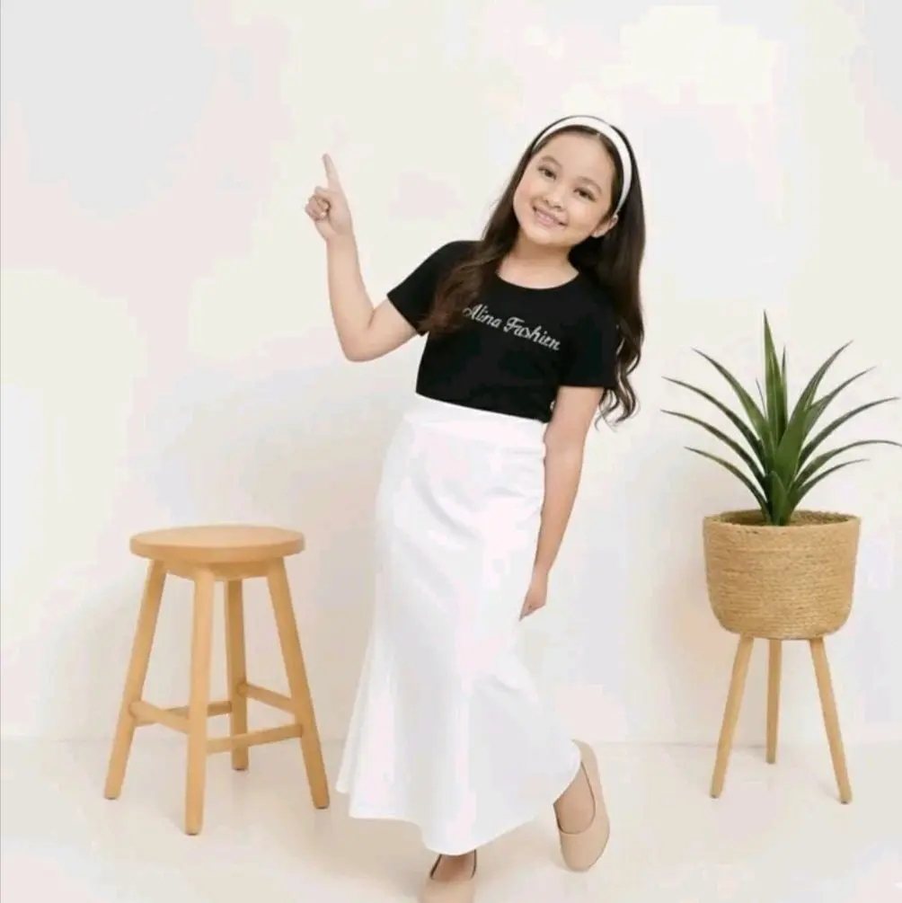 Rok Mermaid Skirt Anak Rok Duyung Elegan untuk Tampilan Cantik dan Nyaman Dengan Desain yang Menarik