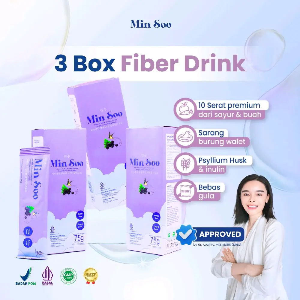 【PAKET BUNDLE 3 BOX】JUS BERRY MAGIICC MINUMAN SERBUK RASA BLACKCURRANT FIBER DRINK