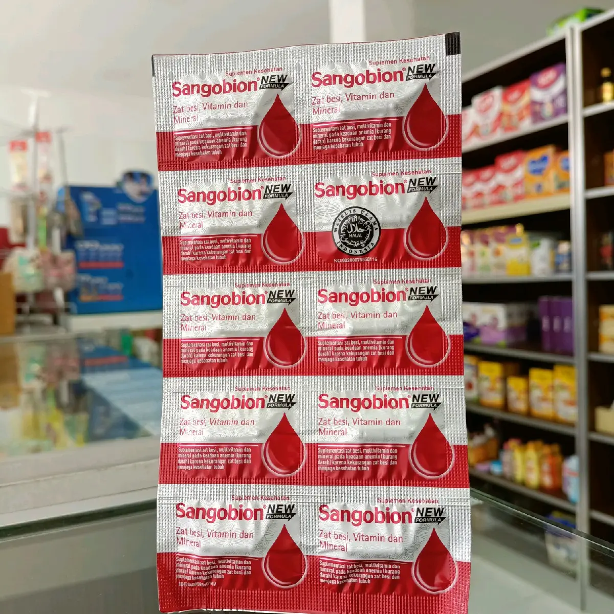SANGOBION 10 CAPSUL. KAPSUL PENAMBAH DARAH COCOK UNTUK REMAJA, DEWASA, IBU HAMIL, IBU MENYUSUI