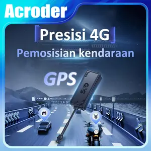 Acroder PG07 GPS Tracker Mobil 4G Pelacak Motor Pemosisian Jarak Jauh Aplikasi Pemutaran Trek