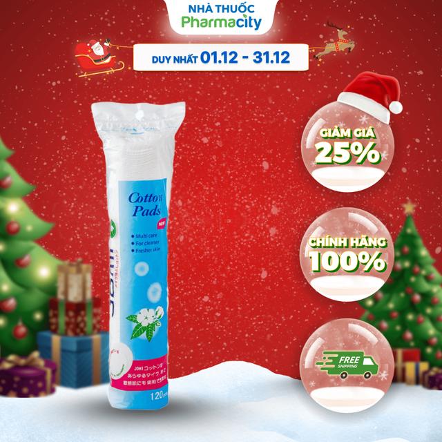  Bông tẩy trang Jomi Cotton Pads  120 miếng gói  