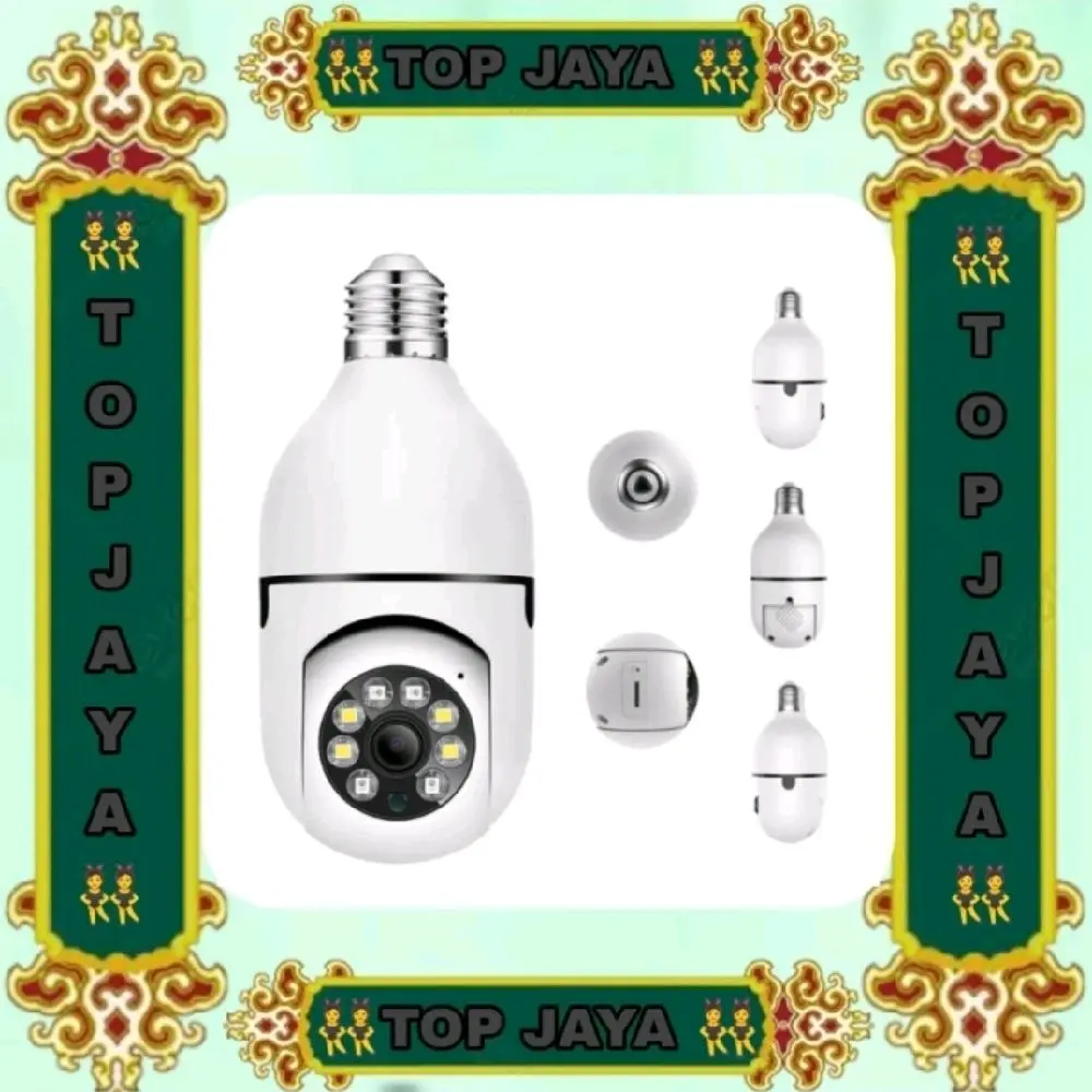 New Ip Camera Bohlam PTZ Speed Dome V380 8MP Full HD Cctv wireless Kamera Led Wifi