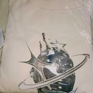 STREES One Set Crewneck & Shortpant Silverstar Setelan Berbahan Kain Fleece Lembut Adem Size M-XL