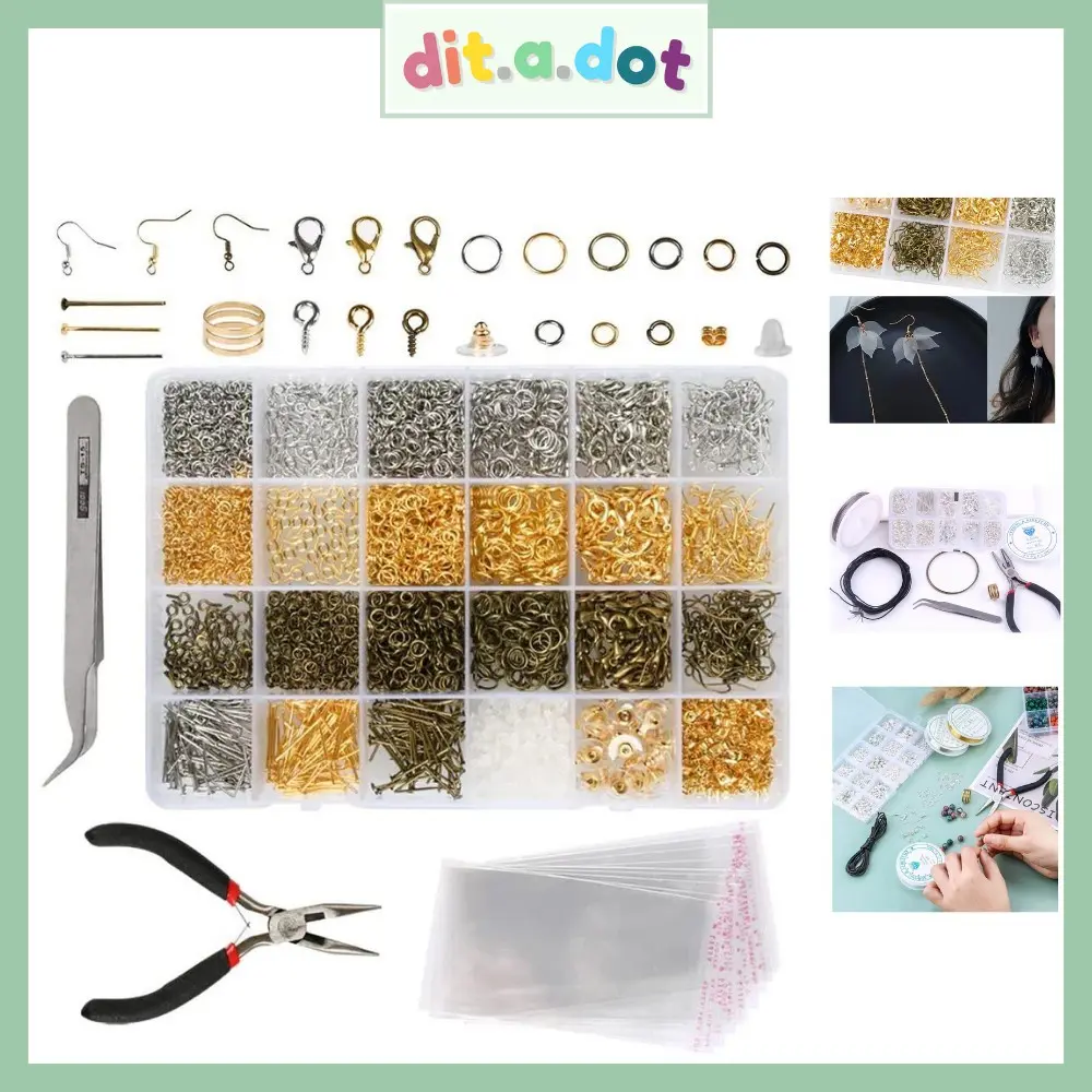 Earring and Bracelet Making DIY Supply Kit