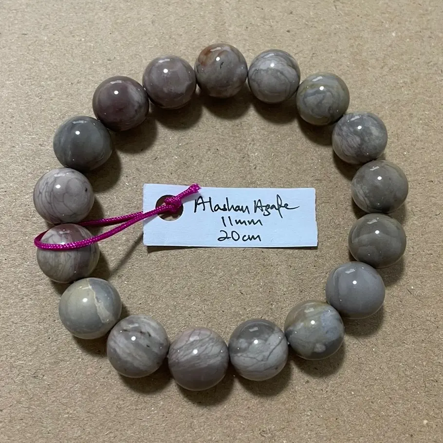 Natural Alashan Agate Crystal Bracelet