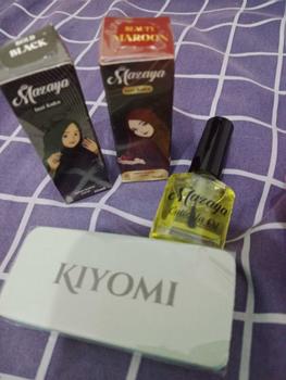 Product Review of Paket Lengkap Kutek Ombre Maroon+Black dan Maroon+Brown dengan Buffer NEW dan Vitamin Kuku NEW - Nail, Remover, Polish from 🌸**🌸 1