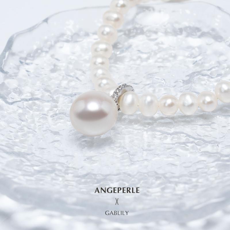 Product Introduction of ANGEPERLE S925 Sterling Silver Freshwater Pearl Set Baroque pendant 11-12mm, necklace 5-6mm, earrings 6-7/8-9mm TSJCY885 6