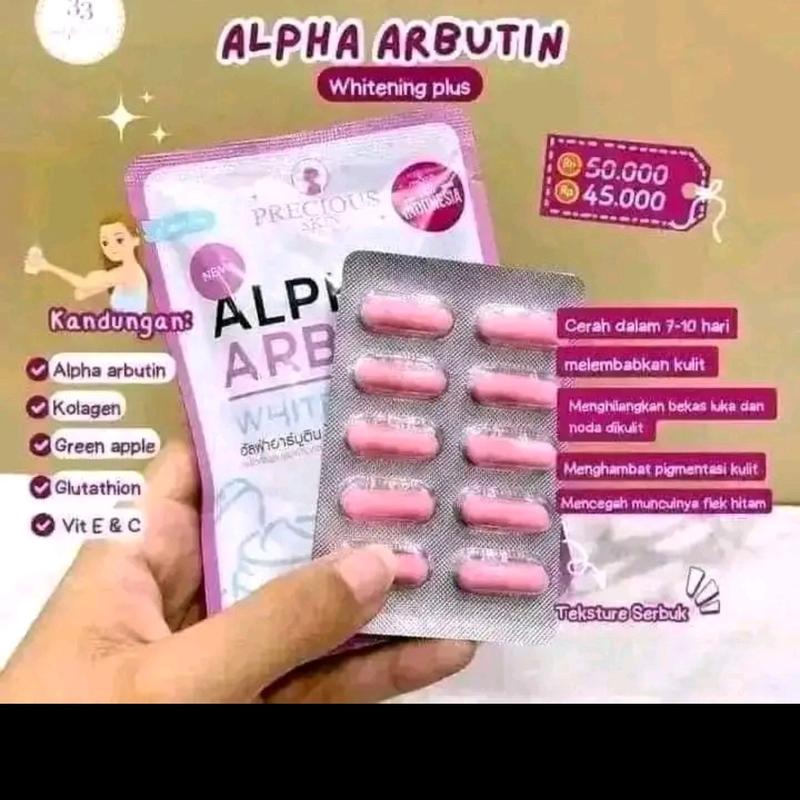 ALPHA ARBUTIN KAPSUL CAMPURAN LOTION READY STOK DIJAMIN ORIGINAL 3
