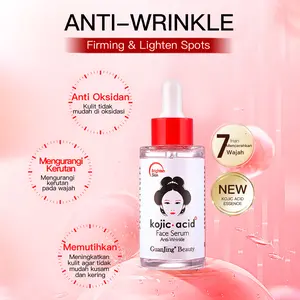 【Bpom】Kojic Acid x Niacinamide Whitening Face Serum Wajah Essence Serum 40mlAnti WrinkleFirmingLighten Spots Whitening Sensitive Skin Dry Skin  Extract Pha Hyaluronic Mencerahkan Glycolic Tranexamic Vitamin Tetes Pencerah Ceramide Hydrating