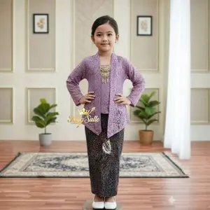 KEBAYA ANAK KUTUBARU USIA 2-14TH KEBAYA POLOS SETELAN ROK BATIK