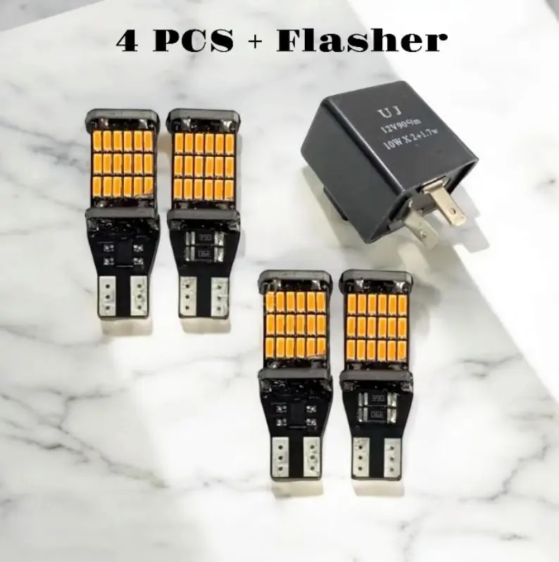 Paket Lampu Sen Sein Dajjal Dan Flaser Sen Relay Sein Kedip 45 LED Super Terang Kendaraan