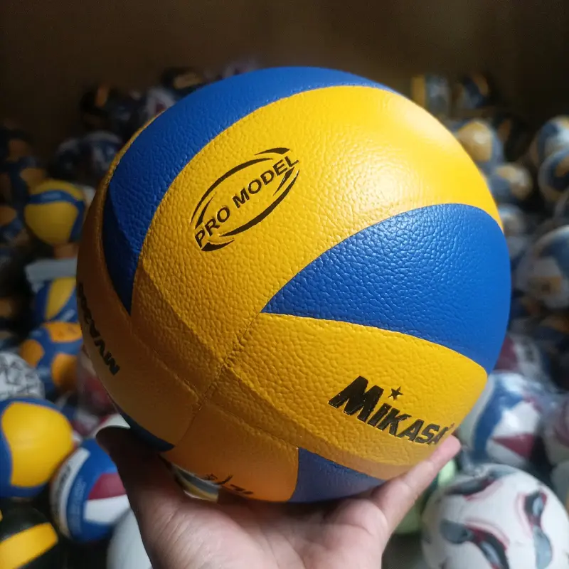 Mikasa Bola Voli MVA300 Press Lokal - Ukuran 5, Berat 270-300 gram, Kulit Sintetis Berkualitas Tinggi Olahraga Ball Outdoor Volly 4