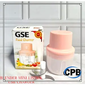 Blender Chopper Mini USB / Mesin Penumbuk Bawang Putih Elektrik USB RECHARGER