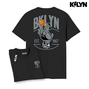 KILYN Kaos Streetwear Baju Skena T Shirt Distro 100% Cotton Katun 24s Pria Unisex BROOKLYN