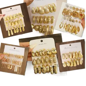 Set Anting Hoop Gaya Korea