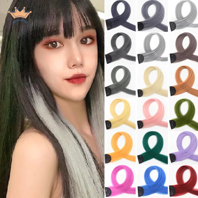 [COD❤️]Wig Jepit Rambut Palsu Lurus Untuk Harian / Pesta MK