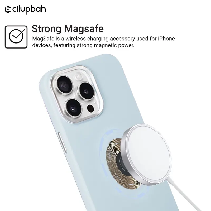 (1) CILUPBAH Silicone Magsafe Case for iPhone 11 12 13 14 15 16 Plus Pro Max 5