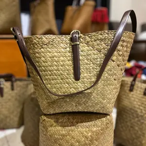 Tas Purun Tali Panjang Kokoh dan Tahan Lama - Ukuran 35x30x20cm - Perempuan, Totebag, Tote
