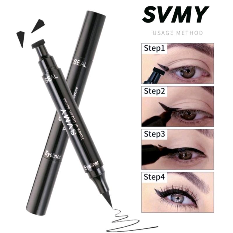 eyeliner SVMY Stamp Instan Long Lasting Waterproof Hitam tightline 0