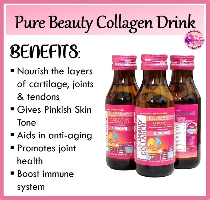 Luxcent Glutathione 60 Capsules & Pure Beauty Collagen 100g